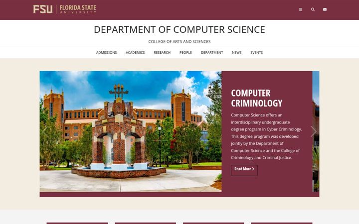 Screenshot of cs.fsu.edu