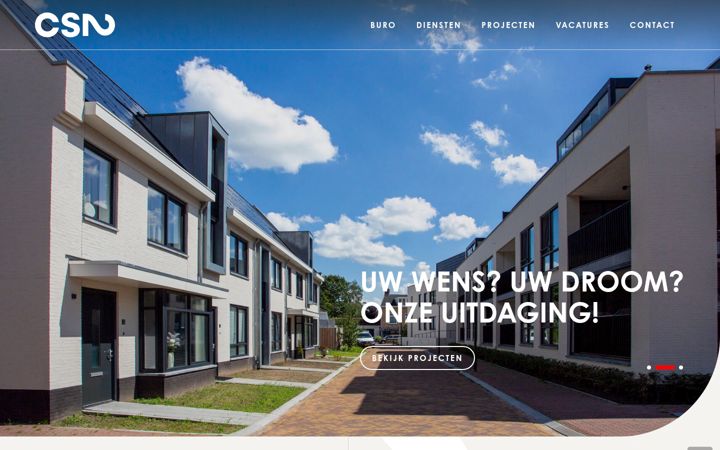 Ekrano kopija cs2architecten.nl