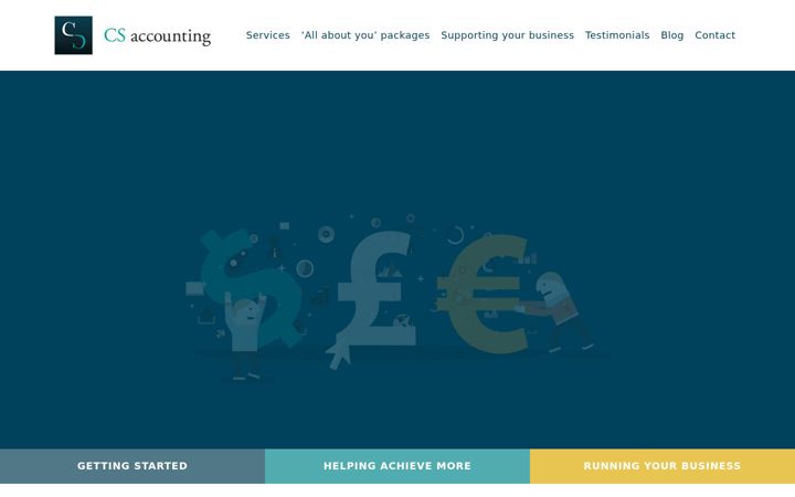 Screenshot of csaccounting.co.uk