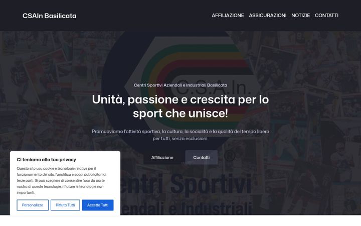 Screenshot of csainbasilicata.it