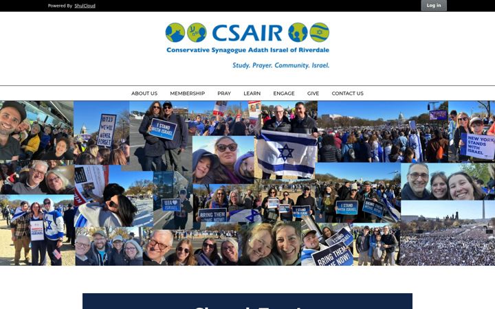 Screenshot of csair.org