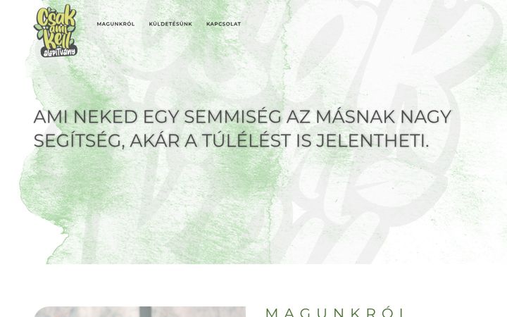 Screenshot του csakamikell.hu