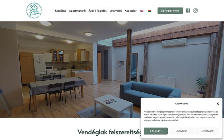 Screenshot του csaladbaratvendeglak.hu