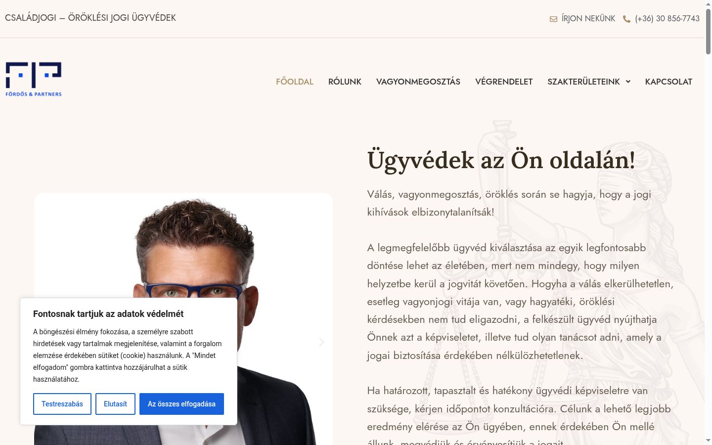 Screenshot tal-banner tal-kunsens muri qabel kwalunkwe interazzjoni