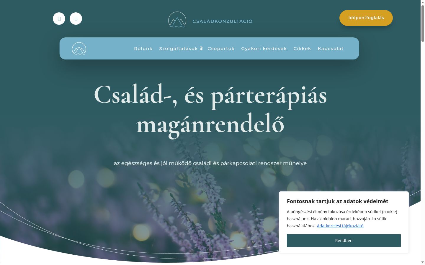 Screenshot tal-banner tal-kunsens muri qabel kwalunkwe interazzjoni