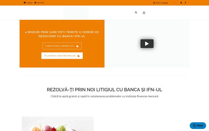 Screenshot of csalb.ro