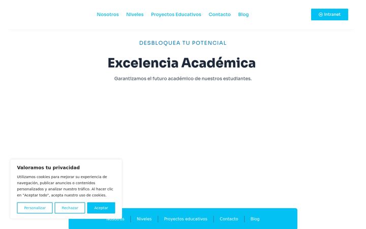 Screenshot of csam.edu.pe
