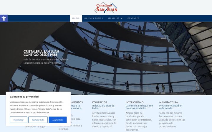Screenshot of csanjuan.com