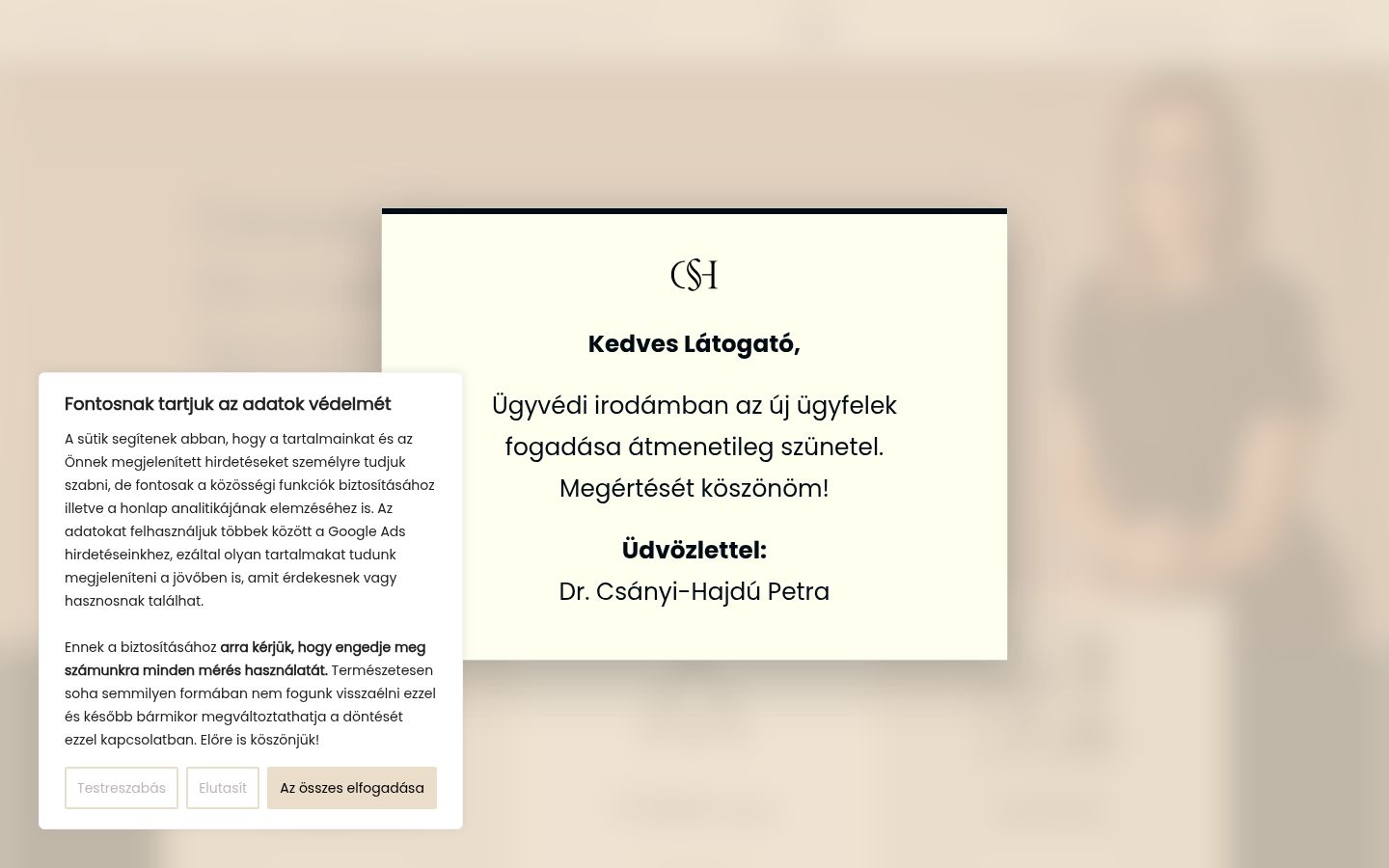 Sutikimo reklamjuostės, rodytos prieš bet kokią sąveiką, ekrano kopija