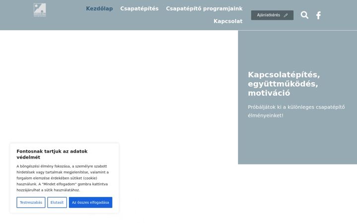 Screenshot of csapatepites.eu