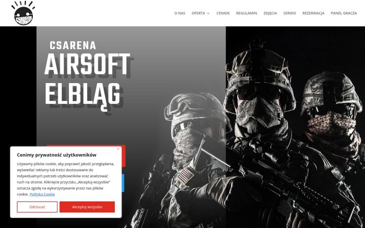 Screenshot of csarena.pl