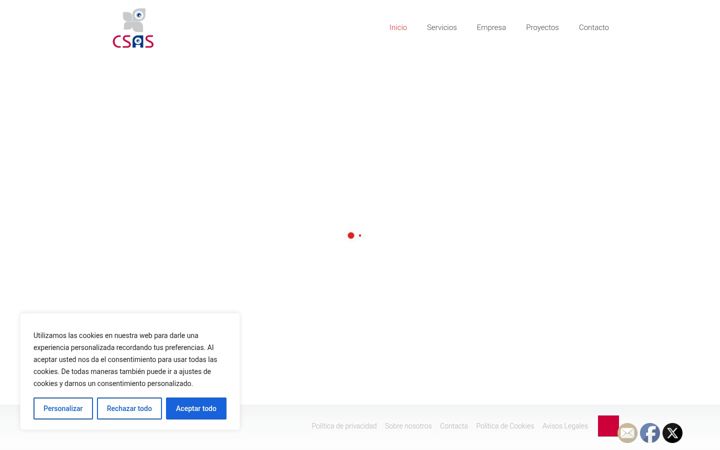 Screenshot of csas.es