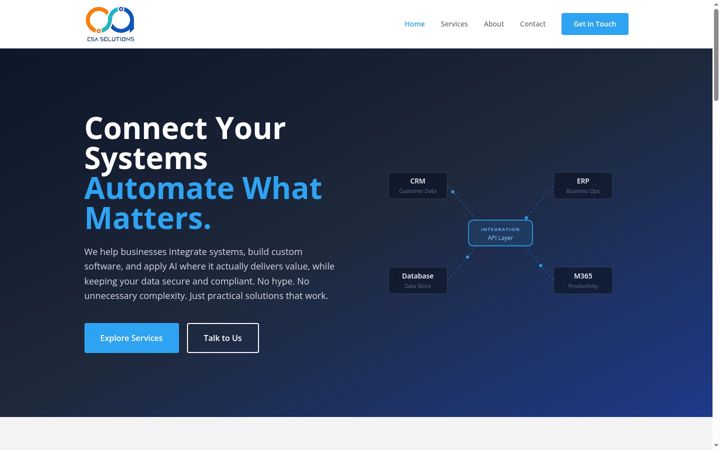 Screenshot of csasolutions.nl