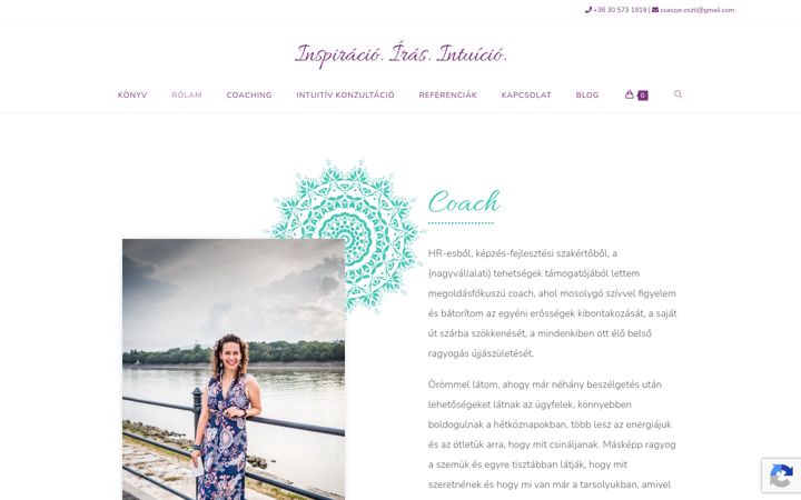 Screenshot ta' csaszareszti.hu