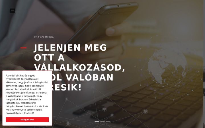 Screenshot of csaszimedia.hu