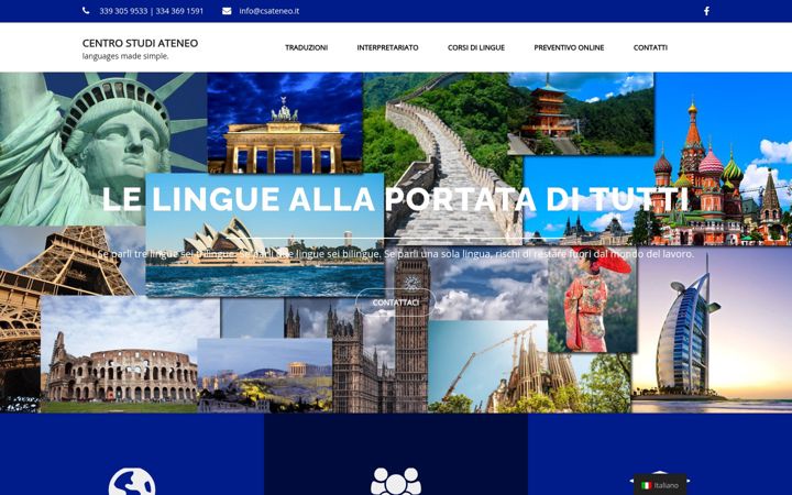 Screenshot of csateneo.it