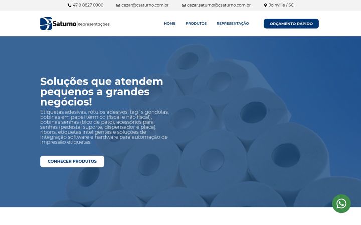 Screenshot of csaturno.com.br