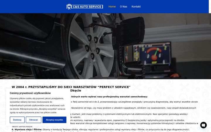 Screenshot of csautoservice.pl