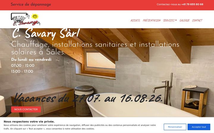 Screenshot of csavary.ch