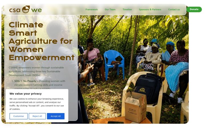 Screenshot of csawe.org
