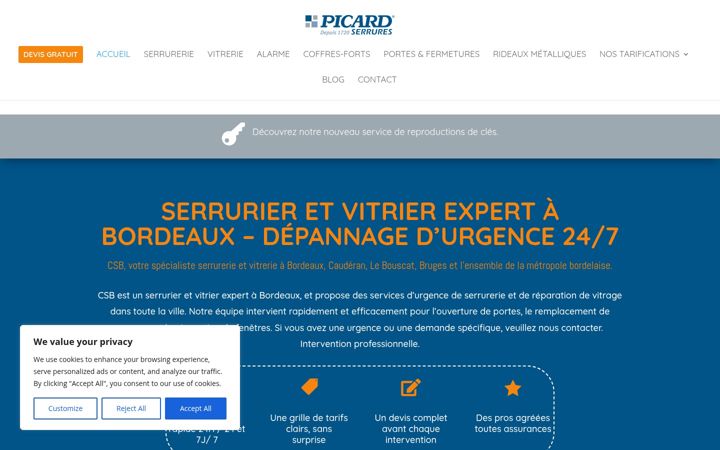 Ekrānuzņēmums no csb-picard.fr