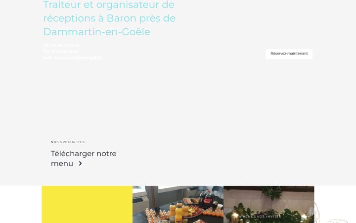 Screenshot of csb-traiteur.fr