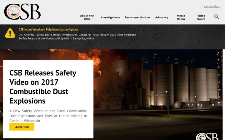 Screenshot of csb.gov