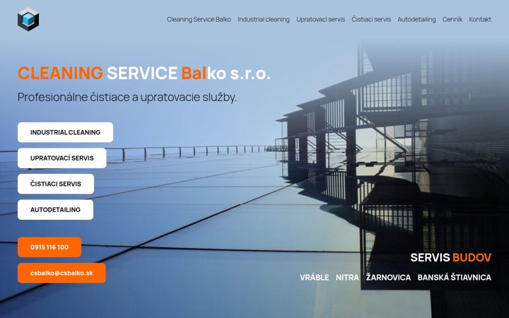 Screenshot of csbalko.sk