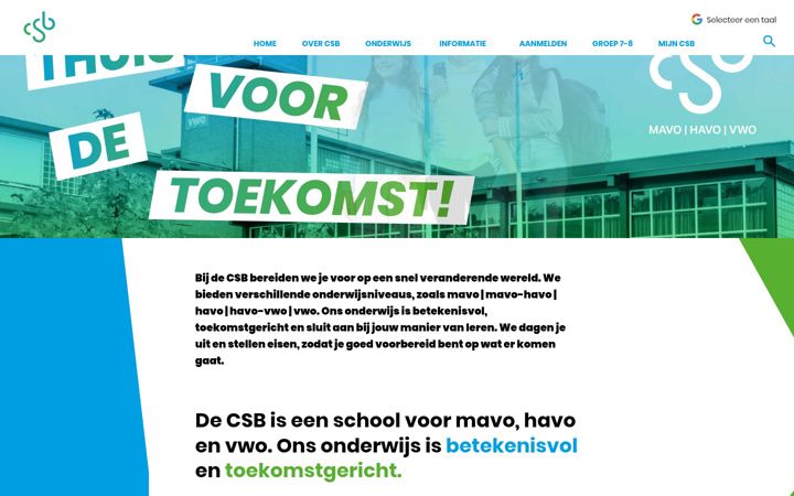 Screenshot of csbamsterdam.nl