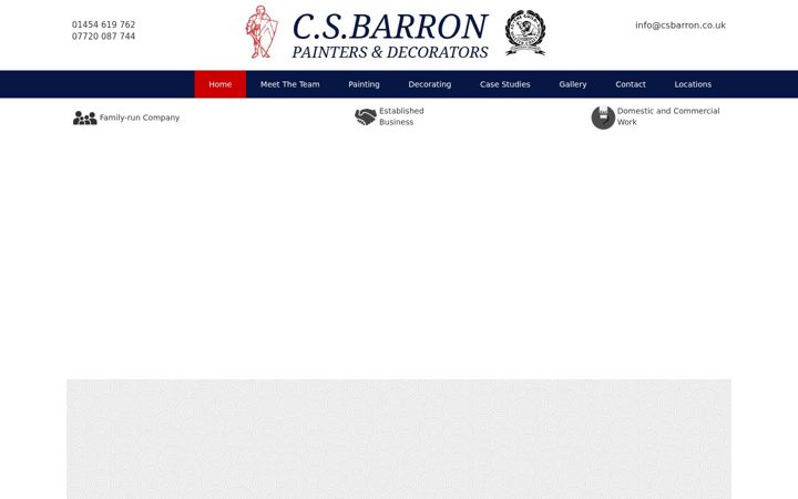 Screenshot ta' csbarron.co.uk