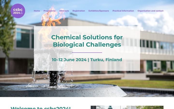 Screenshot of csbc2024.fi