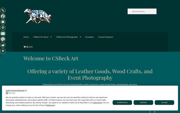Screenshot of csbeckart.com