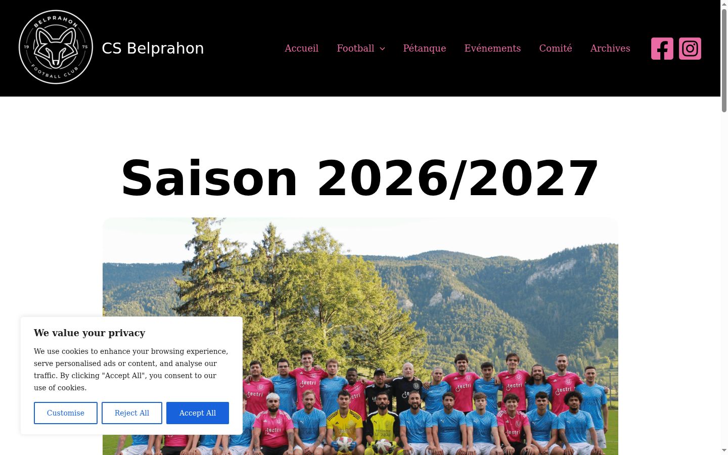 Screenshot des Einwilligungsbanners vor jeglicher Interaktion