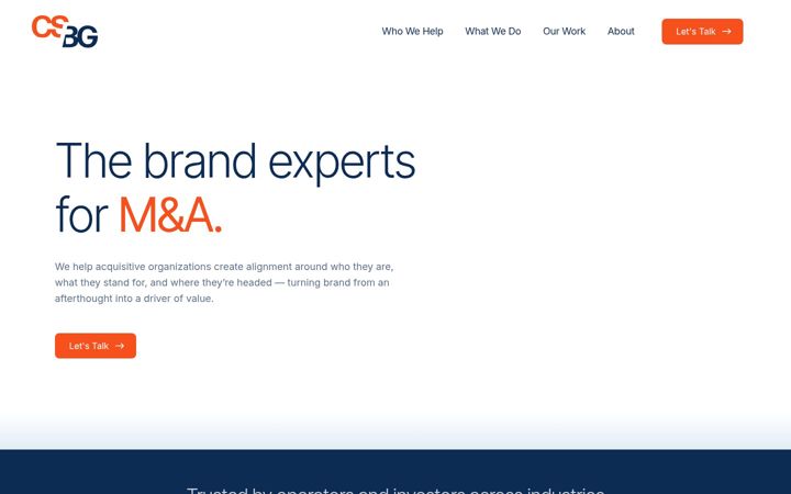 Screenshot of csbg.co