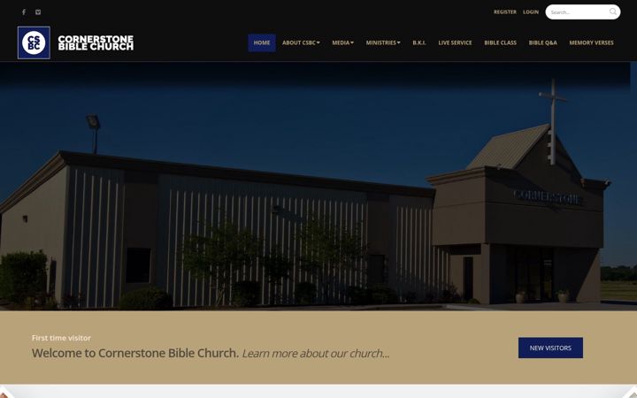 Screenshot of csbiblechurch.org