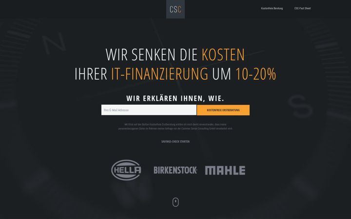 Screenshot of csc-savings-check.com