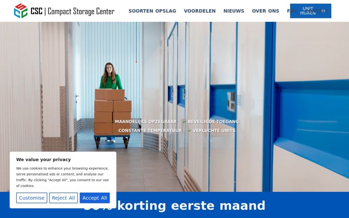 Screenshot of csc.be