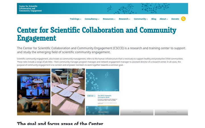 Screenshot of cscce.org