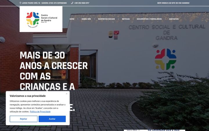 Screenshot of cscgandra.pt