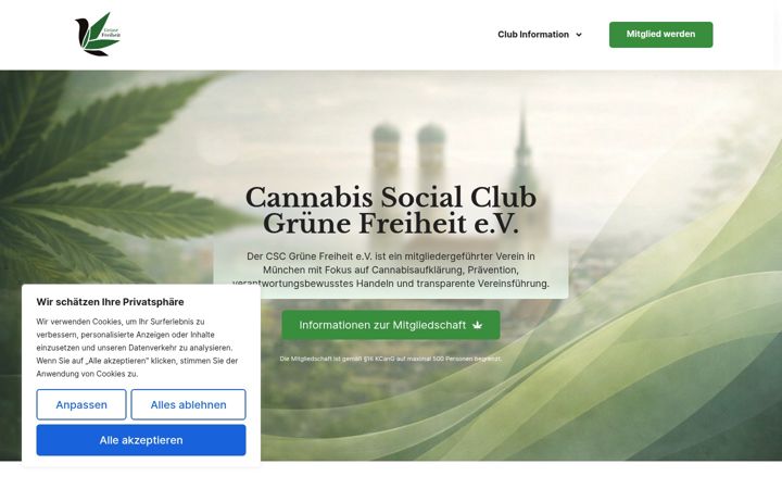 Screenshot of cscgruenefreiheit.de