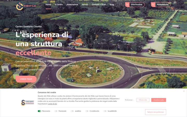 Screenshot of cscinofilo.it