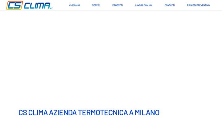 Screenshot of csclima.it