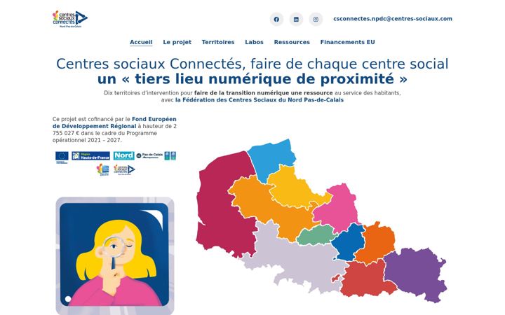 Screenshot von csconnectes.eu