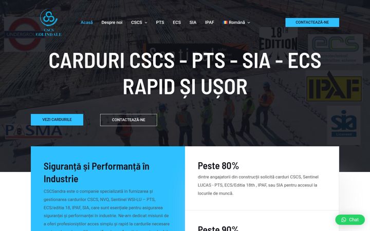 Screenshot of cscsandra.co.uk