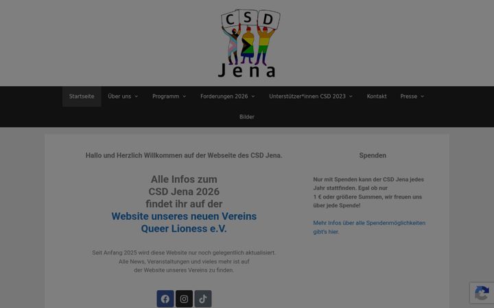 Screenshot of csd-jena.de