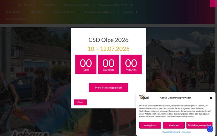Screenshot of csd-olpe.de