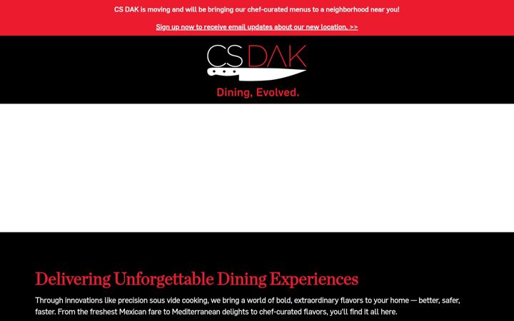 Screenshot of csdak.com