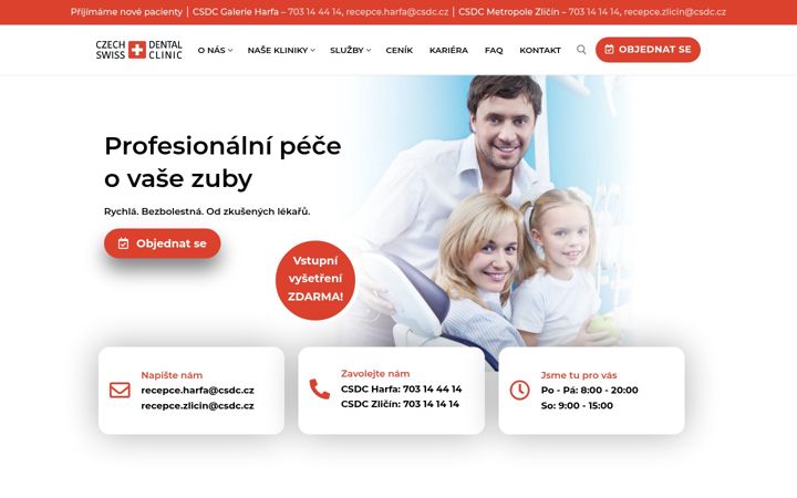 Екранна снимка на csdc.cz