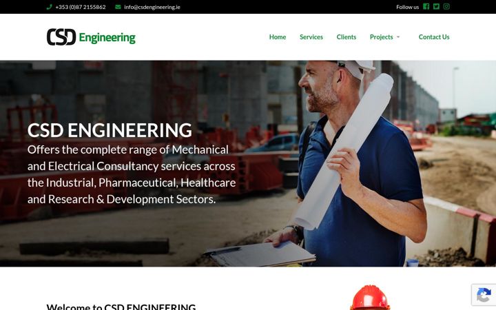 Screenshot of csdengineering.ie