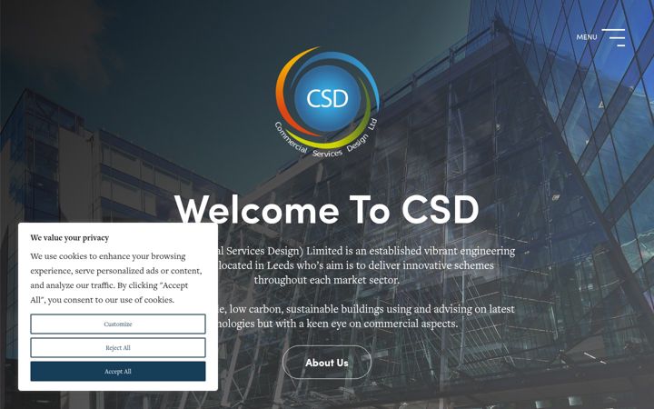 Screenshot of csdesign.uk.com